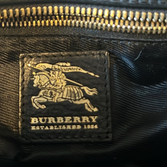 Authentic Burberry beige/black quilted house, check canvas and leather - Picture 7 of 8